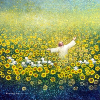 Jesus-in-Sunflowers